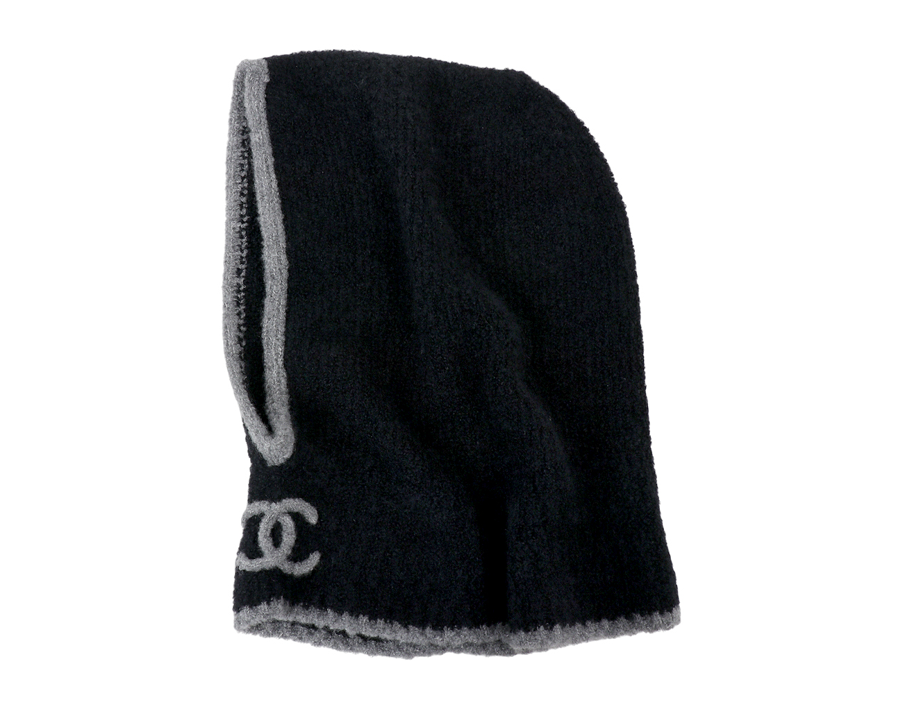샤넬 25B 바라클라바 블랙 다크 그레이