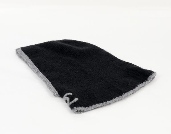 샤넬 25B 바라클라바 블랙 다크 그레이