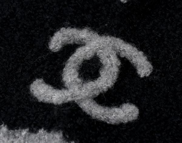 샤넬 25B 바라클라바 블랙 다크 그레이