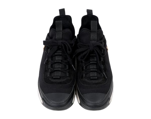 샤넬 믹스드파이버 스니커즈 블랙 37 1/2