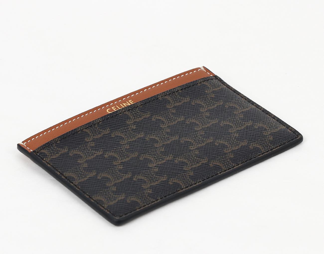 셀린느 트리옹프 카드 홀더 탠