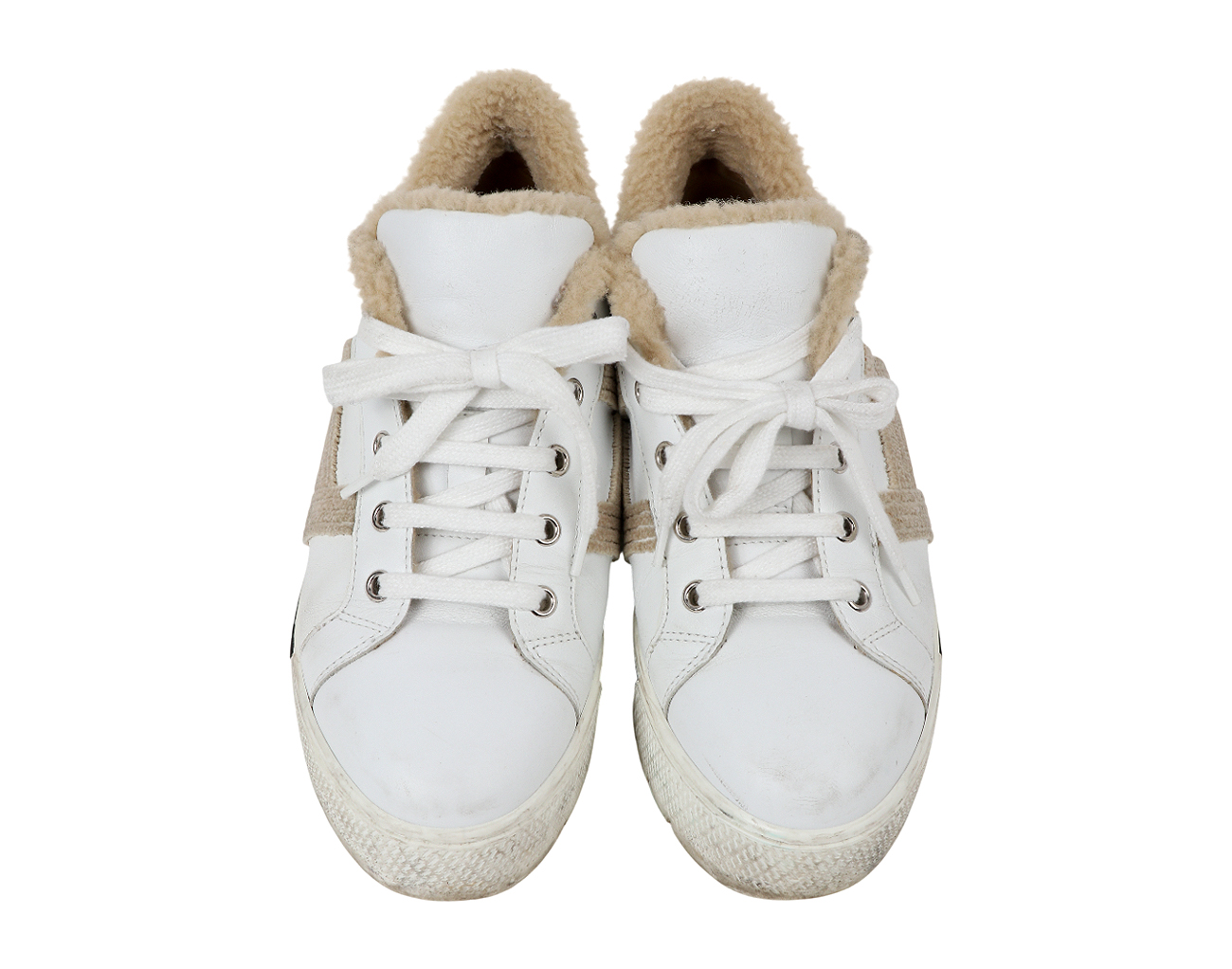 에르메스 시어링 데어 스니커즈 블랑 에크루 37 1/2