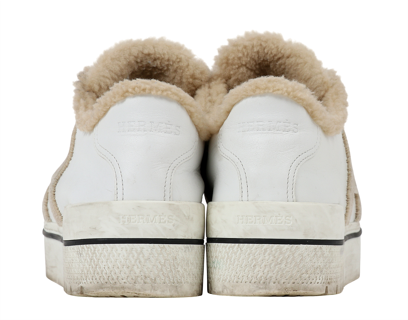 에르메스 시어링 데어 스니커즈 블랑 에크루 37 1/2