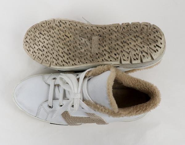 에르메스 시어링 데어 스니커즈 블랑 에크루 37 1/2