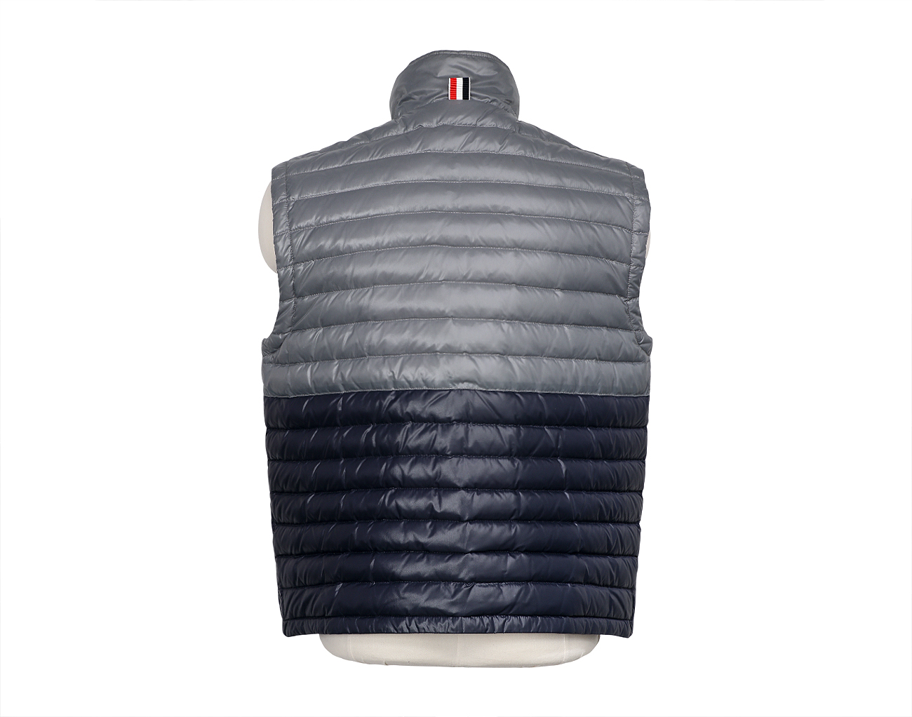 톰브라운 나일론 패딩 베스트 그레이 네이비 3