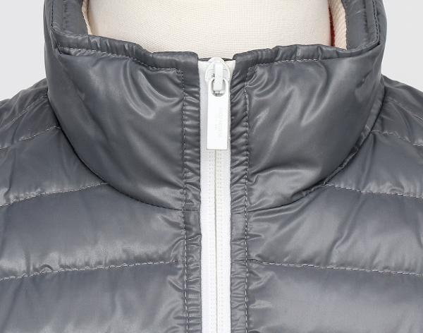 톰브라운 나일론 패딩 베스트 그레이 네이비 3