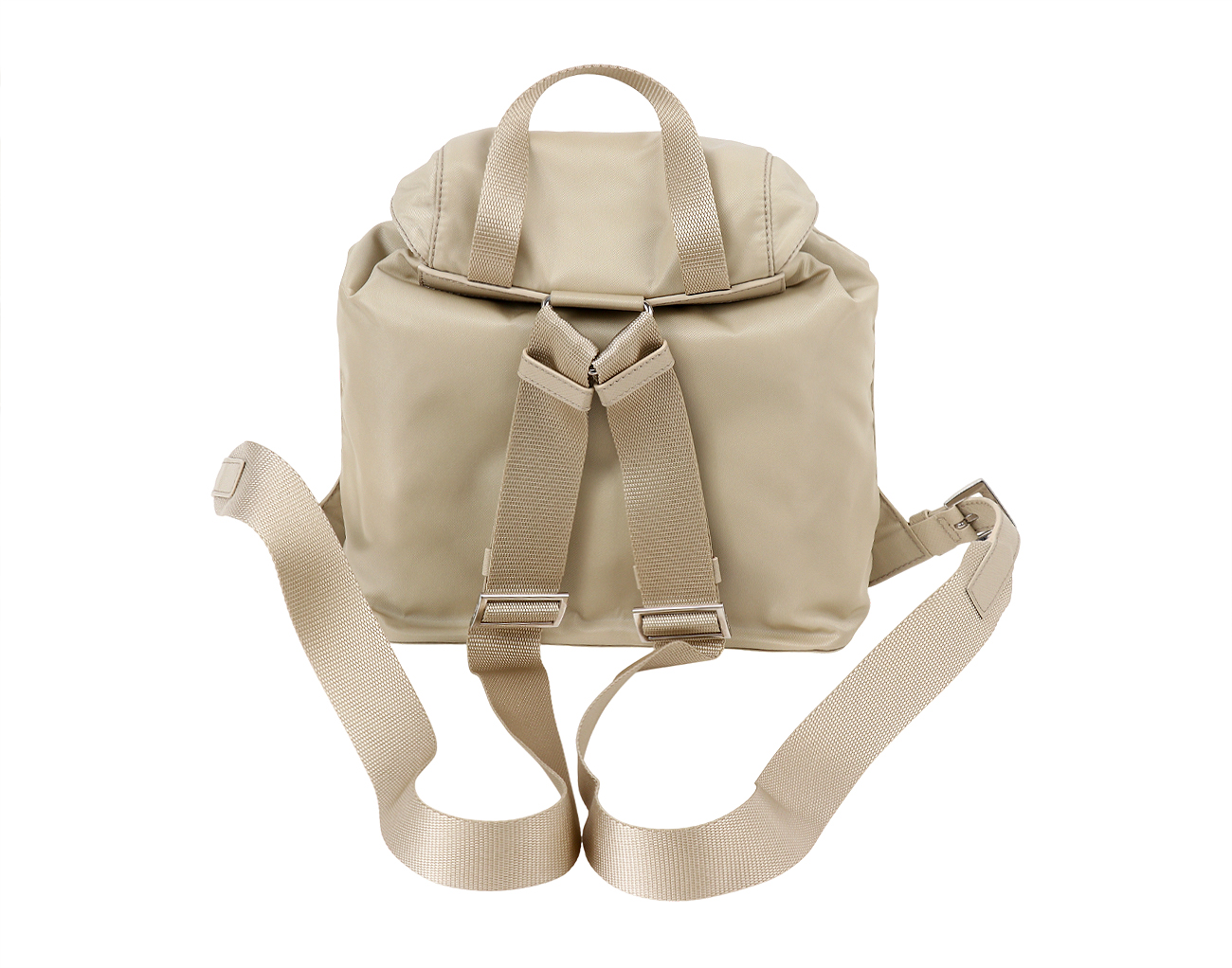 프라다 리나일론 스몰 백팩 데저트 베이지