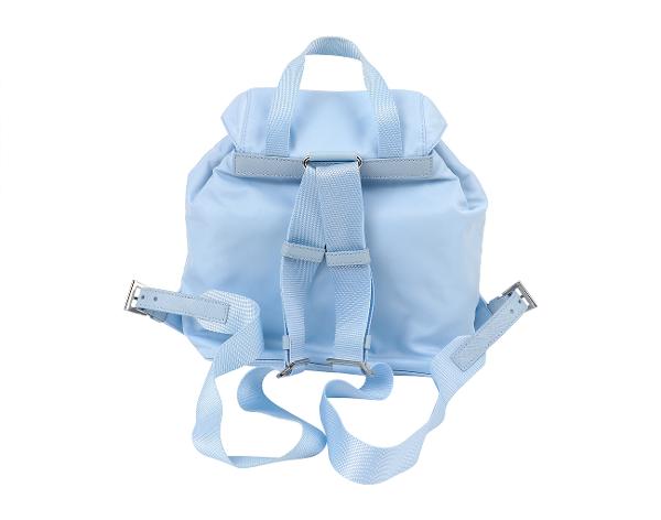 프라다 리나일론 스몰 백팩 셀레스트