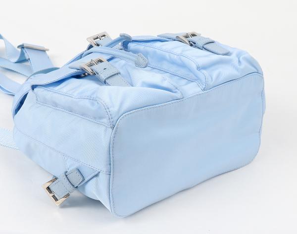 프라다 리나일론 스몰 백팩 셀레스트