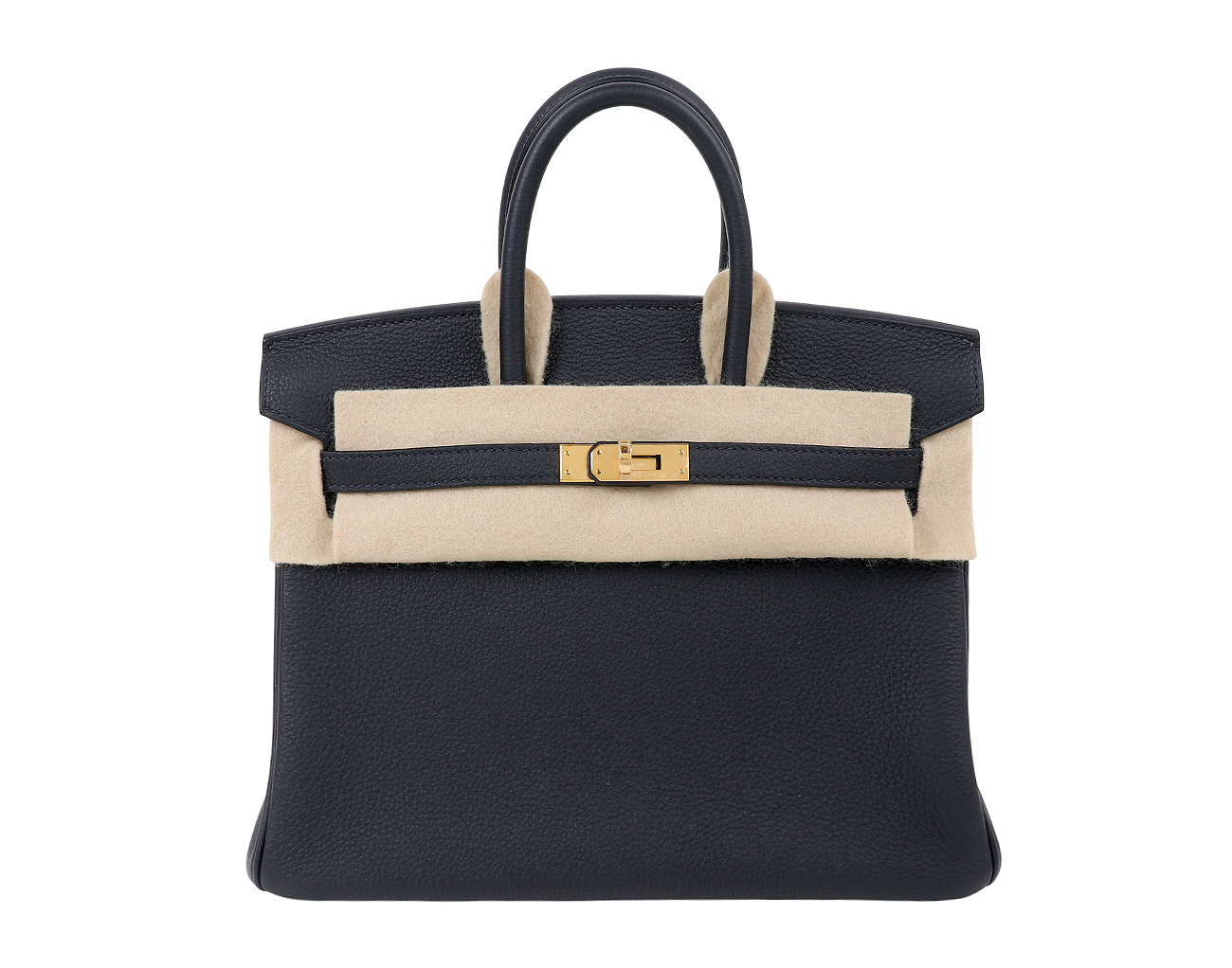 에르메스 벌킨 25 카반 금장 B