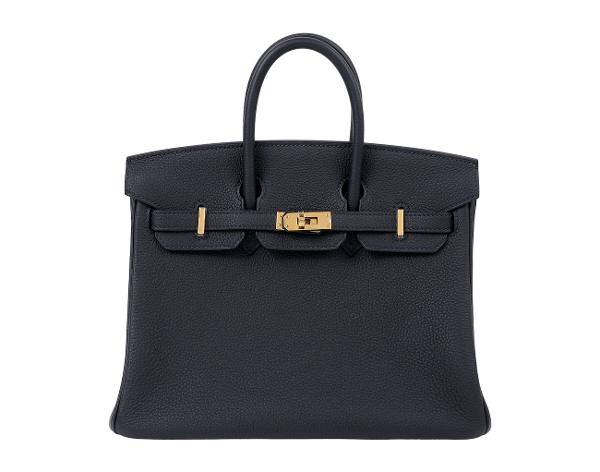 에르메스 벌킨 25 카반 금장 B