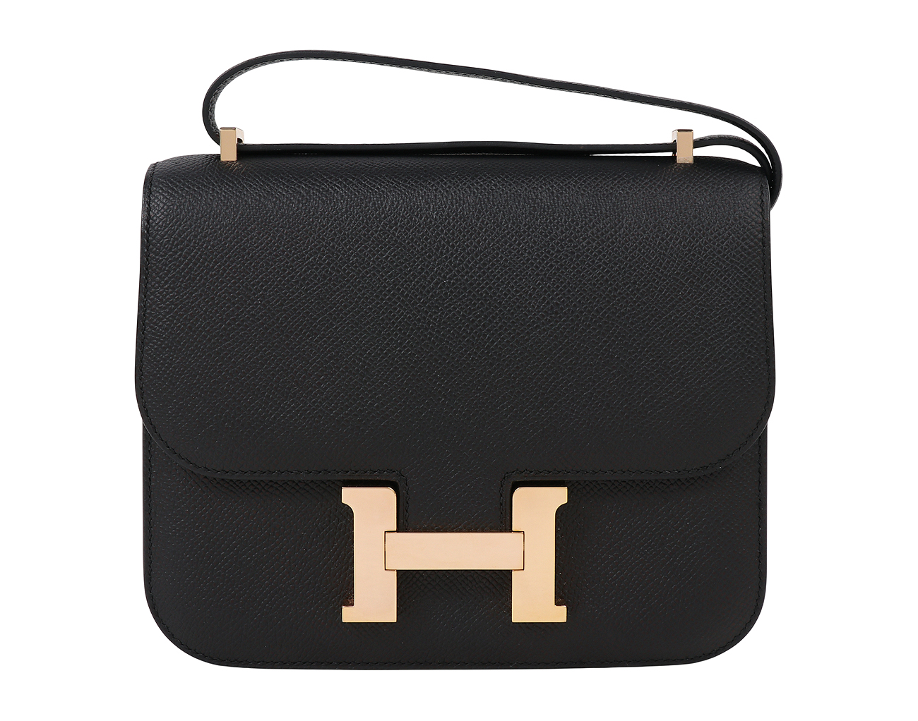 에르메스 콘스탄스 18 블랙 로즈골드 C