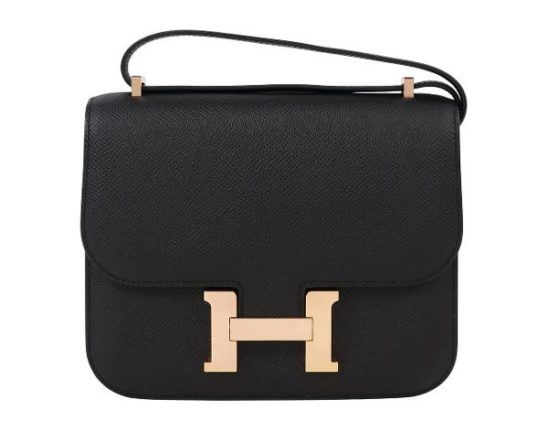 에르메스 콘스탄스 18 블랙 로즈골드 C