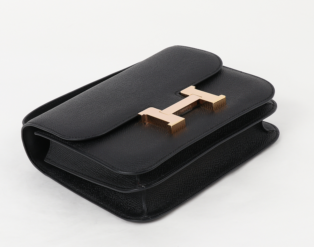 에르메스 콘스탄스 18 블랙 로즈골드 C