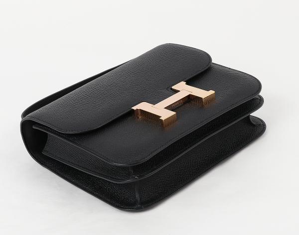 에르메스 콘스탄스 18 블랙 로즈골드 C