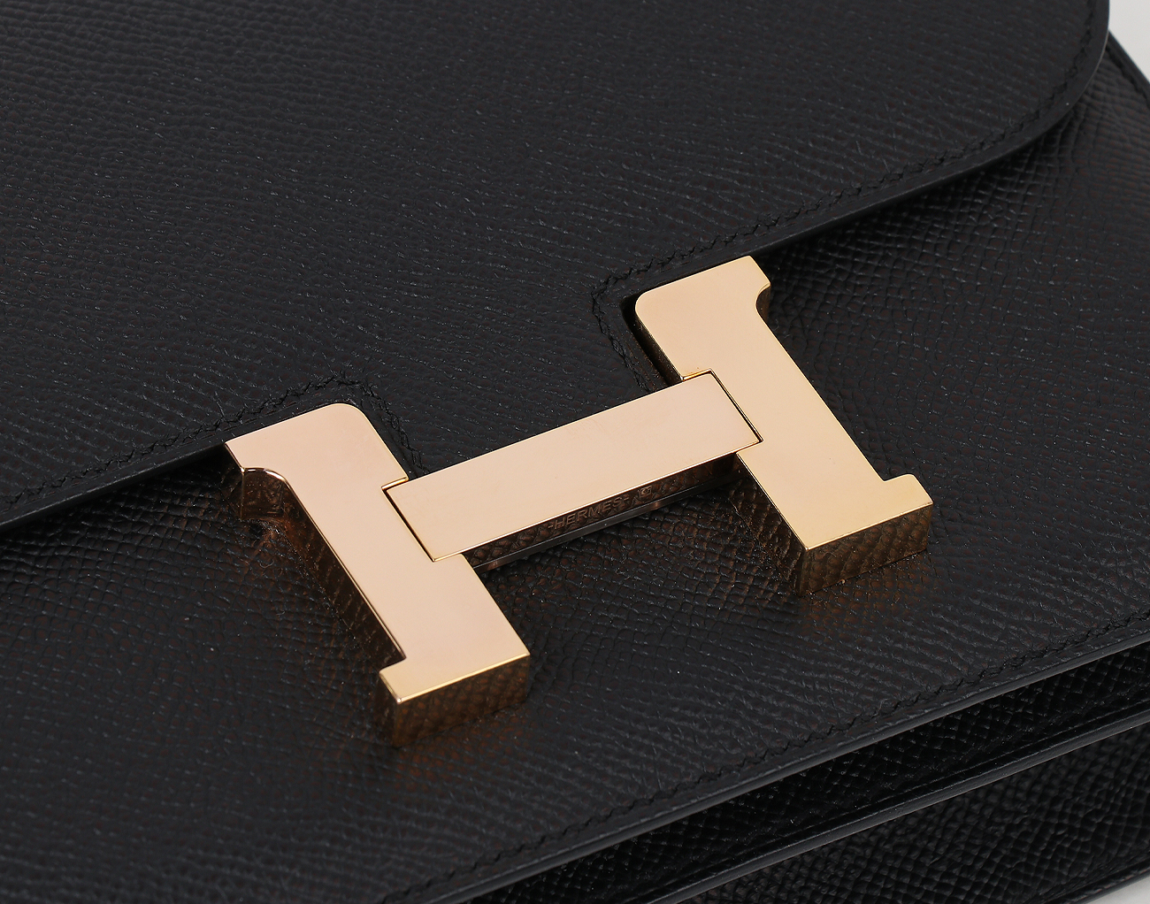 에르메스 콘스탄스 18 블랙 로즈골드 C