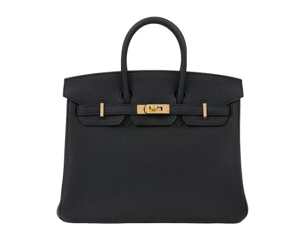 에르메스 벌킨 25 블랙 금장 B