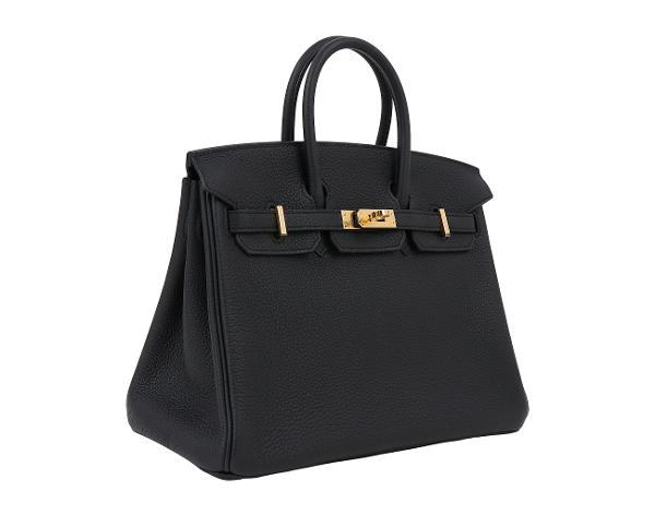 에르메스 벌킨 25 블랙 금장 B