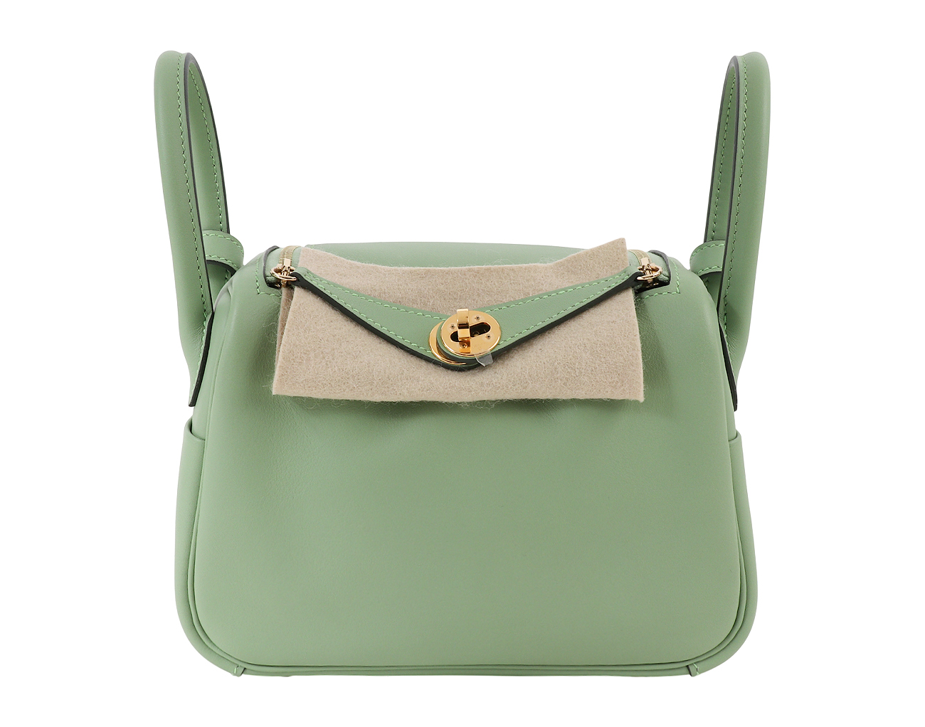 에르메스 미니 린디 베르트 크리켓 금장 W