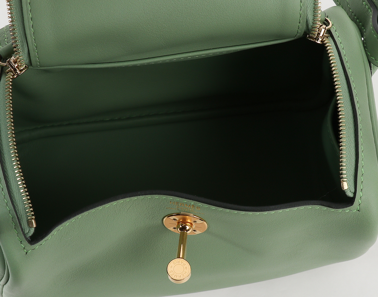 에르메스 미니 린디 베르트 크리켓 금장 W