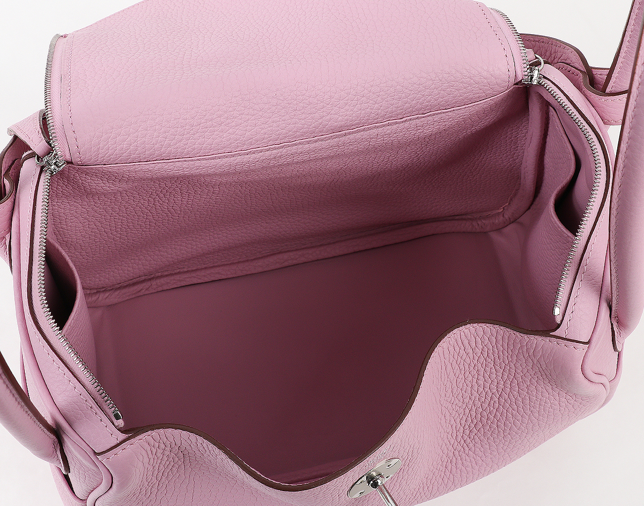 에르메스 린디 26 모브 실베스트레 은장 B