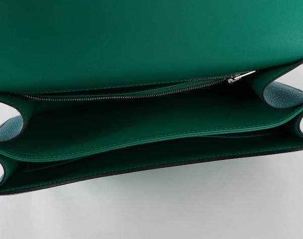 에르메스 콘스탄스 24 베르소 블루 파온 뱀부 래커 버클 A