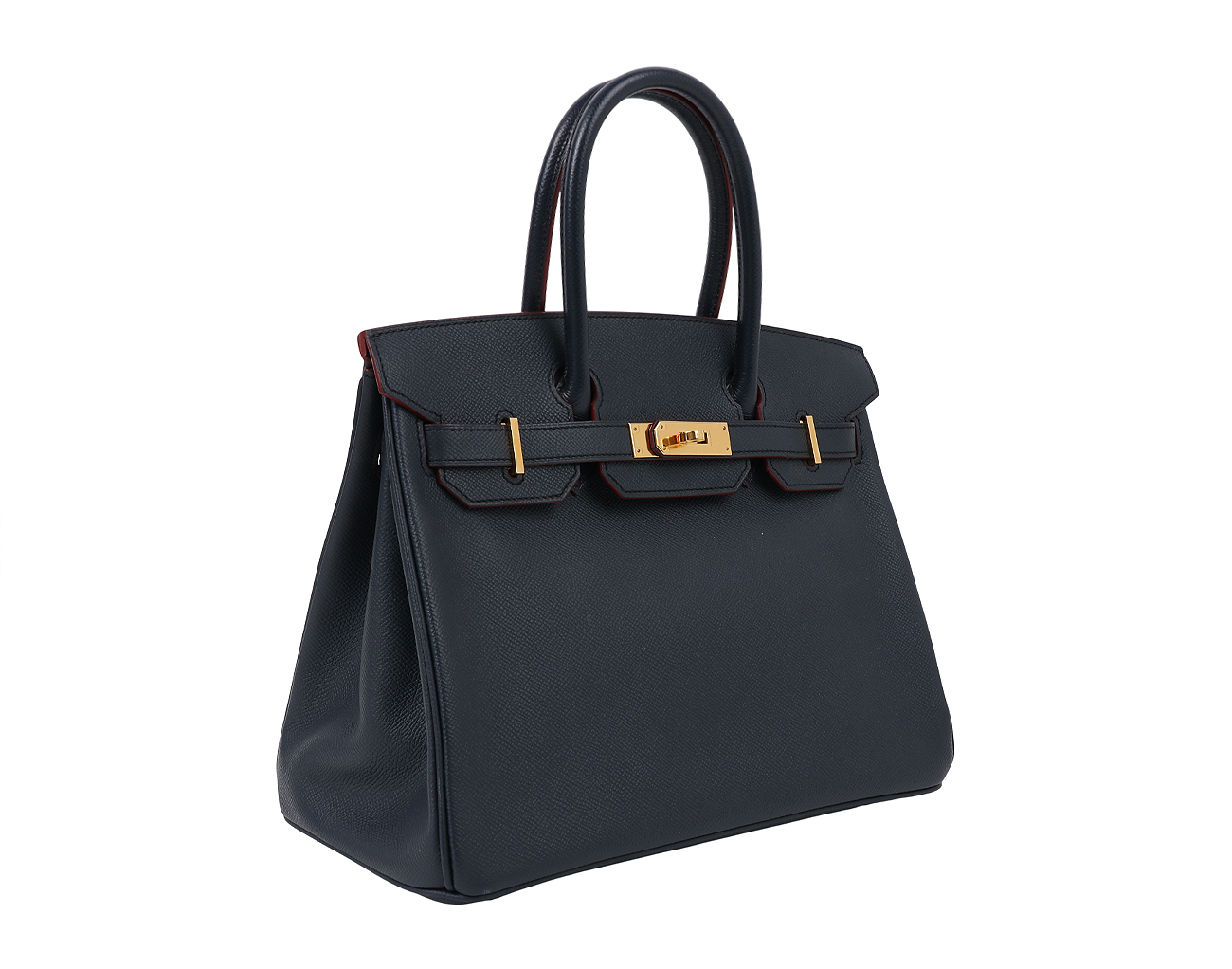 에르메스 벌킨 30 컨투어 블루 인디고 루즈 아쉬 X