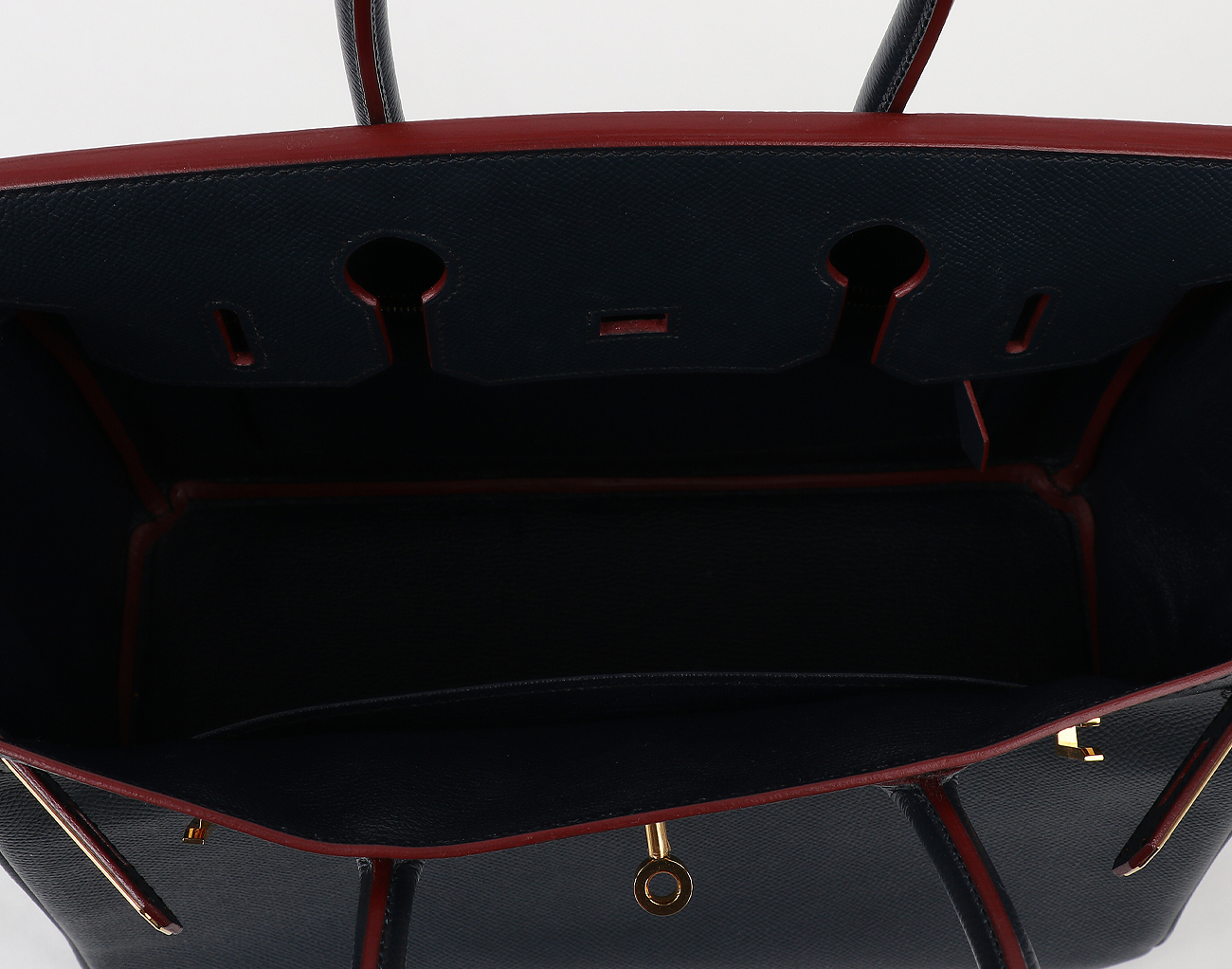 에르메스 벌킨 30 컨투어 블루 인디고 루즈 아쉬 X