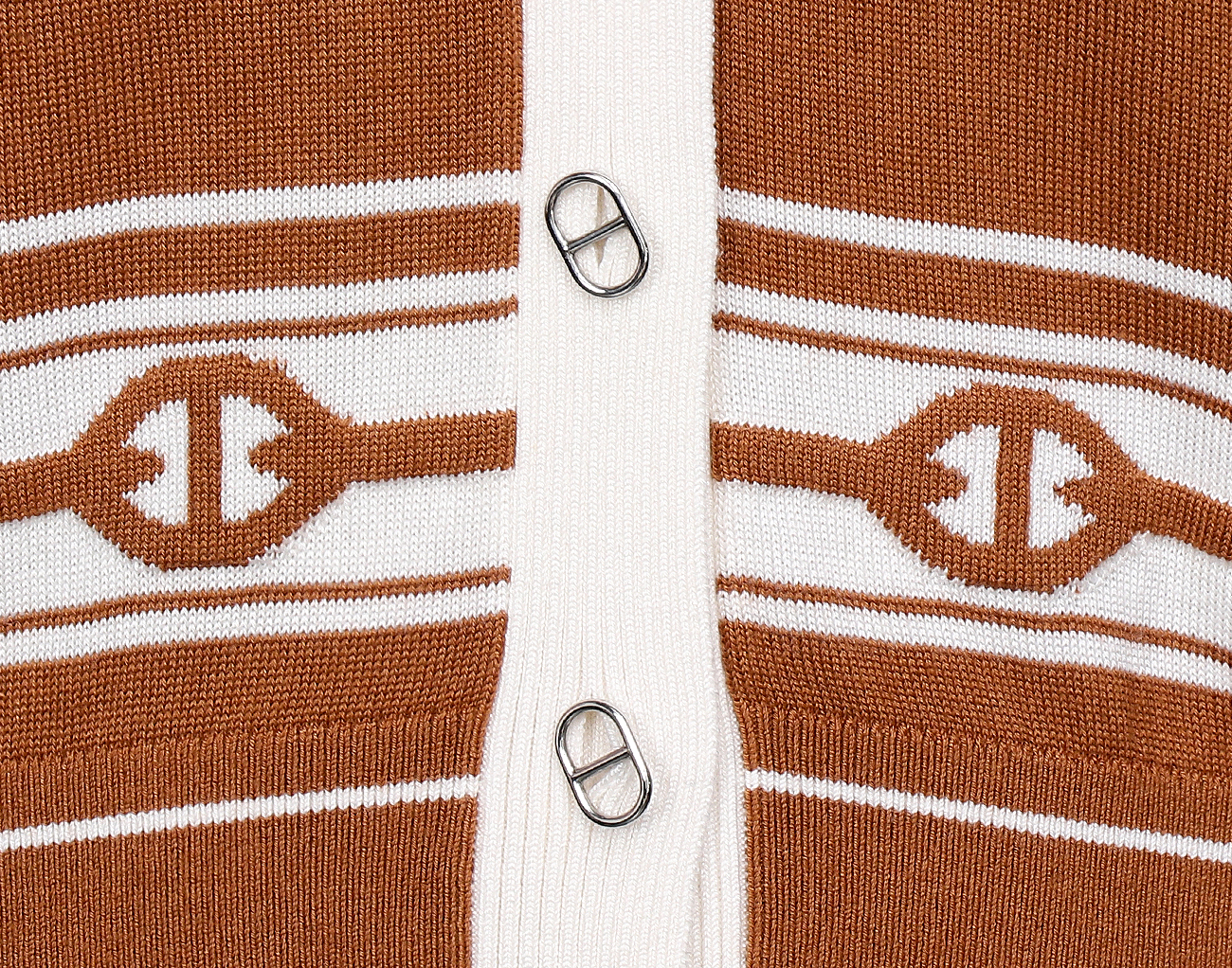 에르메스 샹달 숏 슬리브 가디건 마론 알레잔 42