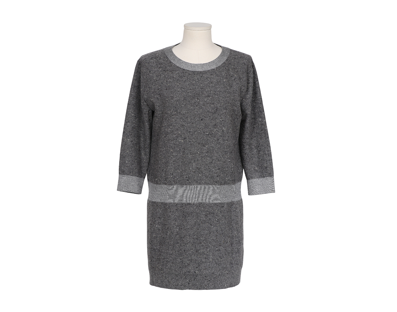 에르메스 캐시미어 니트 드레스 그레이 34