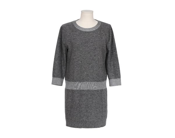 에르메스 캐시미어 니트 드레스 그레이 34