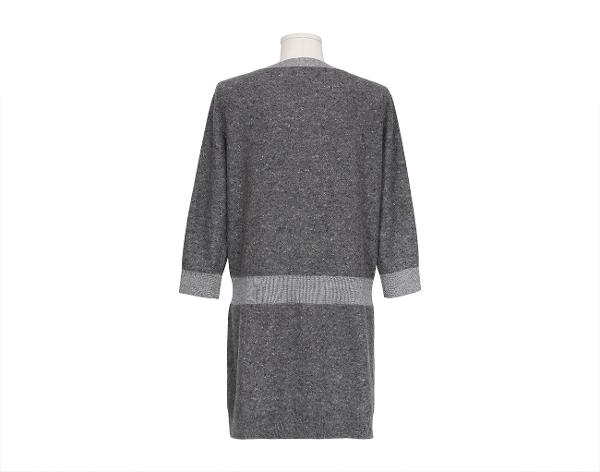 에르메스 캐시미어 니트 드레스 그레이 34