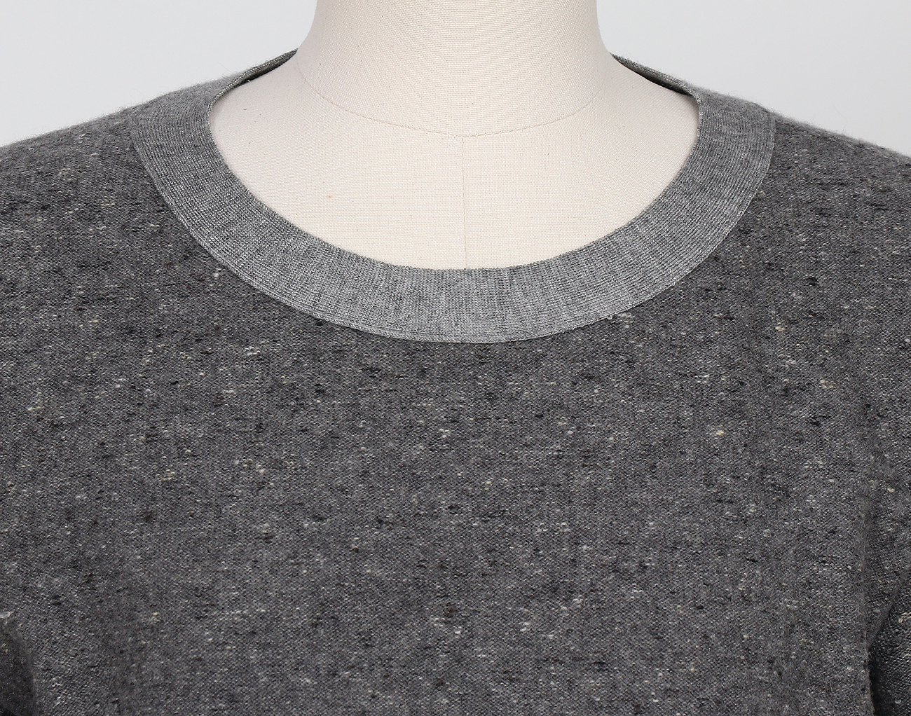 에르메스 캐시미어 니트 드레스 그레이 34