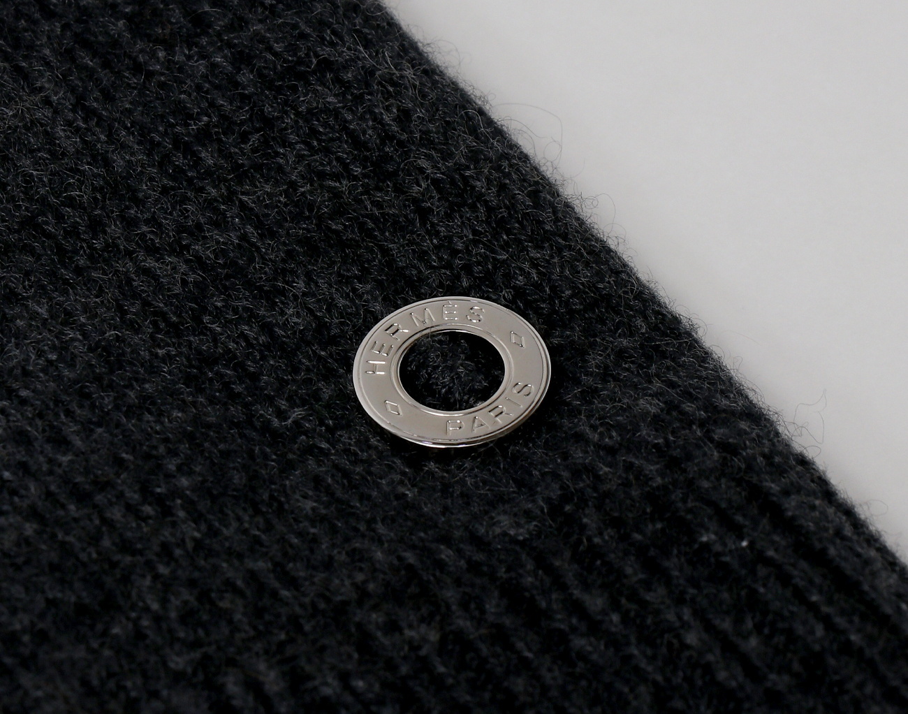 에르메스 캐시미어 니트 드레스 다크 그레이 36