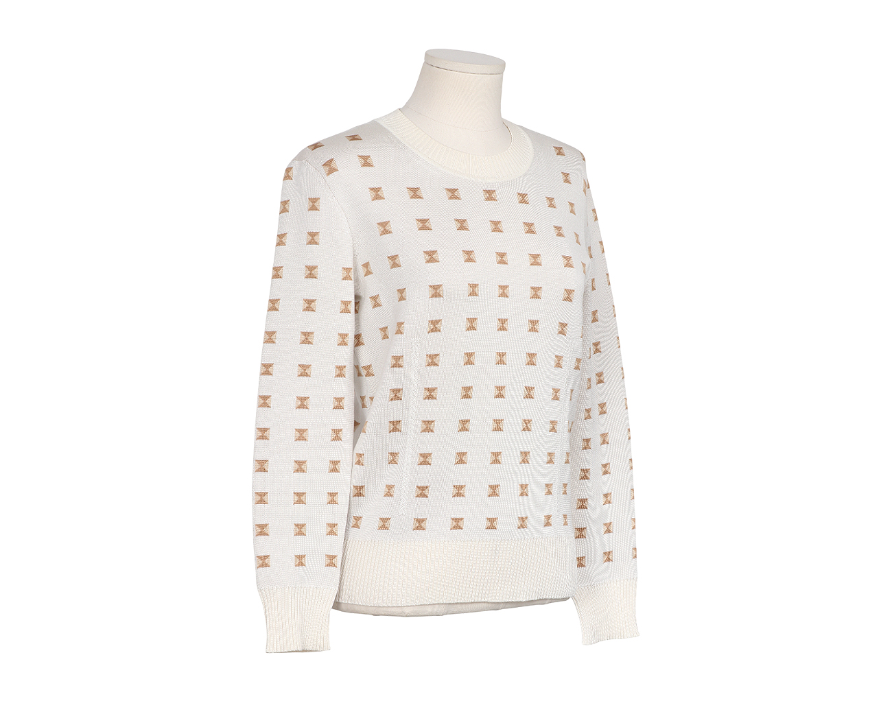 에르메스 메도르 롱 슬리브 스웨터 블랑 카세 36