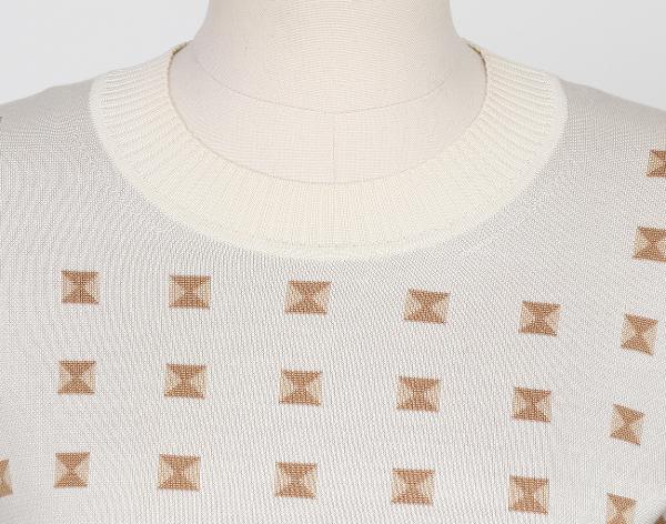 에르메스 메도르 롱 슬리브 스웨터 블랑 카세 36