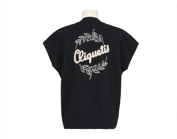 에르메스 클리크티 숏 슬리브 스웨터 블랙 38