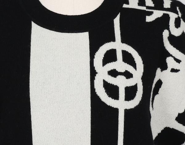 에르메스 클리크티 숏 슬리브 스웨터 블랙 38