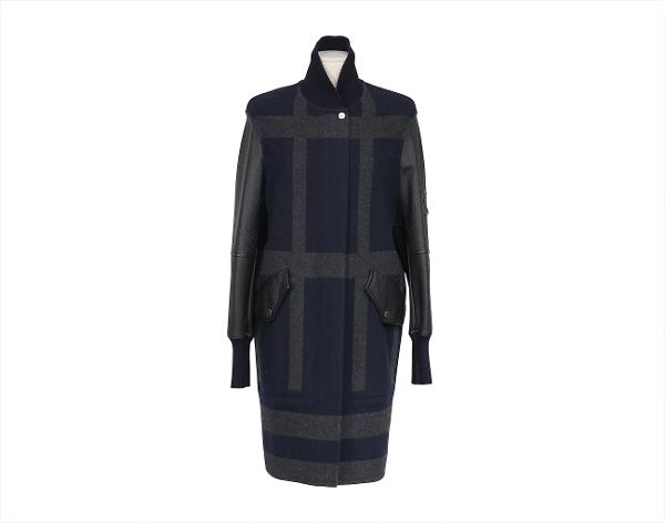 에르메스 캐시미어 로카바 바시티 재킷 블루 마린 34