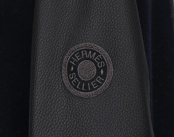 에르메스 캐시미어 로카바 바시티 재킷 블루 마린 34