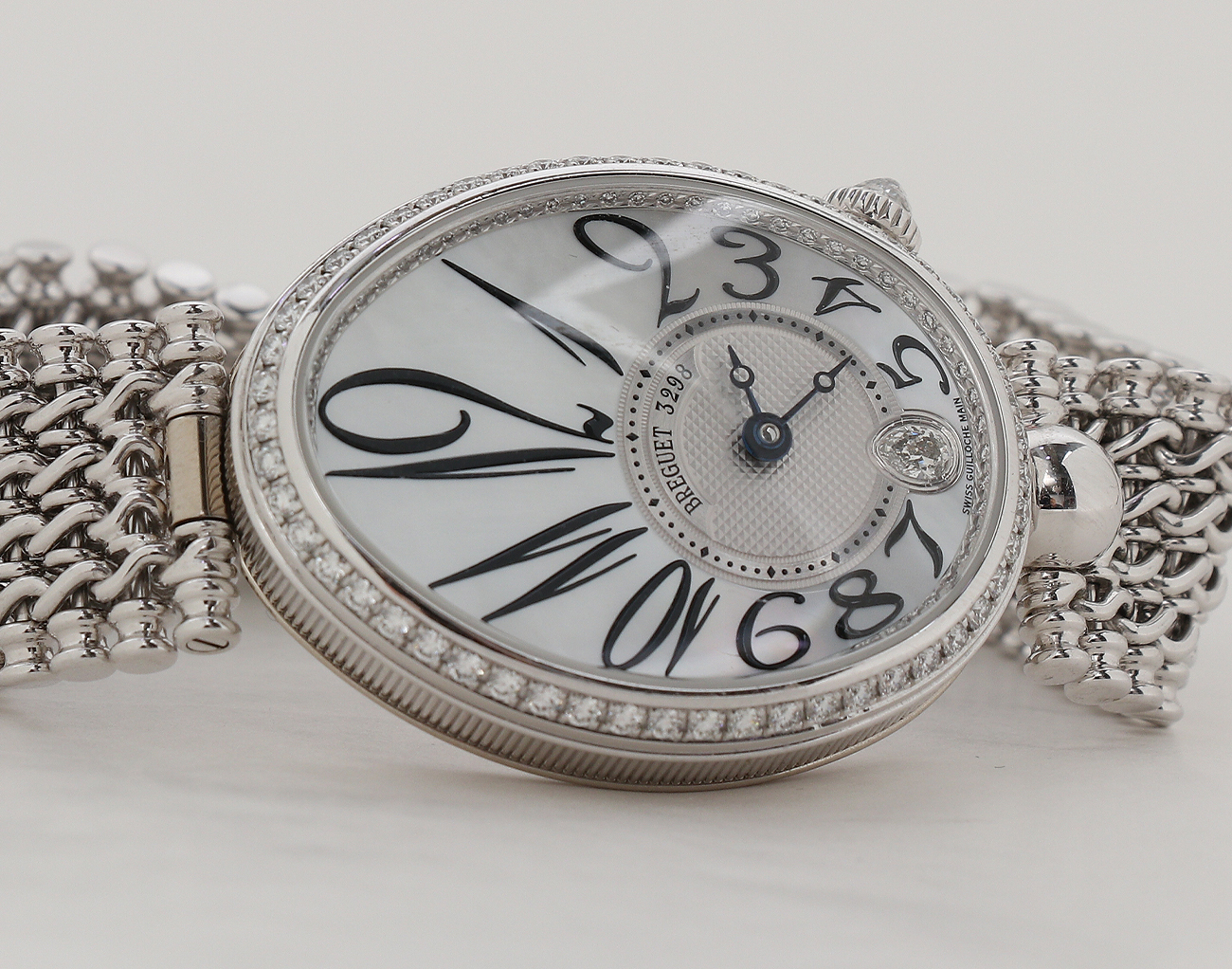 브레게 레인 드 네이플 화이트골드 다이아몬드 8918BB