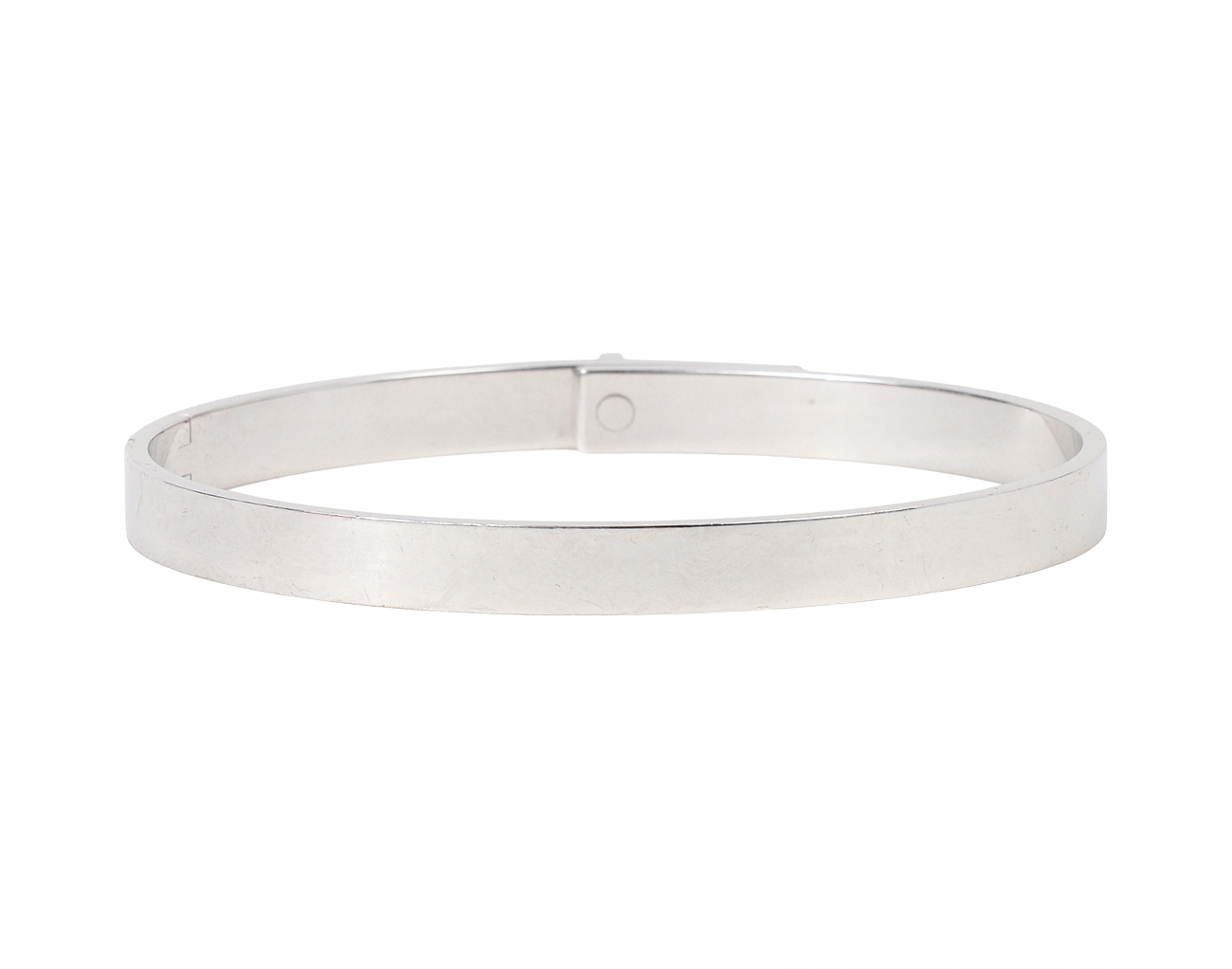 에르메스 켈리 브레이슬릿 화이트골드 하프 다이아몬드 ST