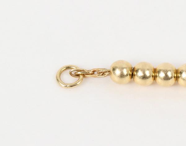 티파니앤코 리턴 투 티파니 미니 하트 태그 비드 브레이슬릿 옐로우골드