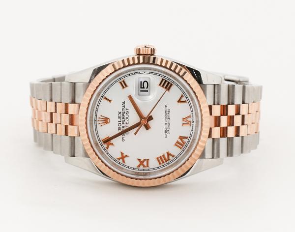 로렉스 데이저스트 36mm 로즈골드 콤비 126231