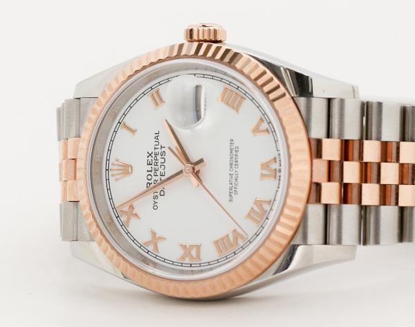 로렉스 데이저스트 36mm 로즈골드 콤비 126231