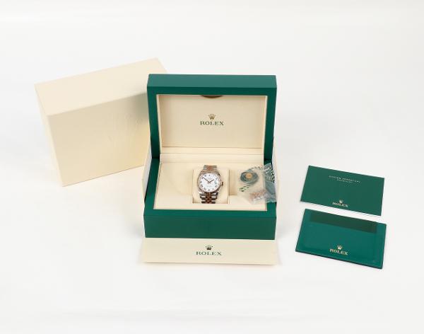 로렉스 데이저스트 36mm 로즈골드 콤비 126231