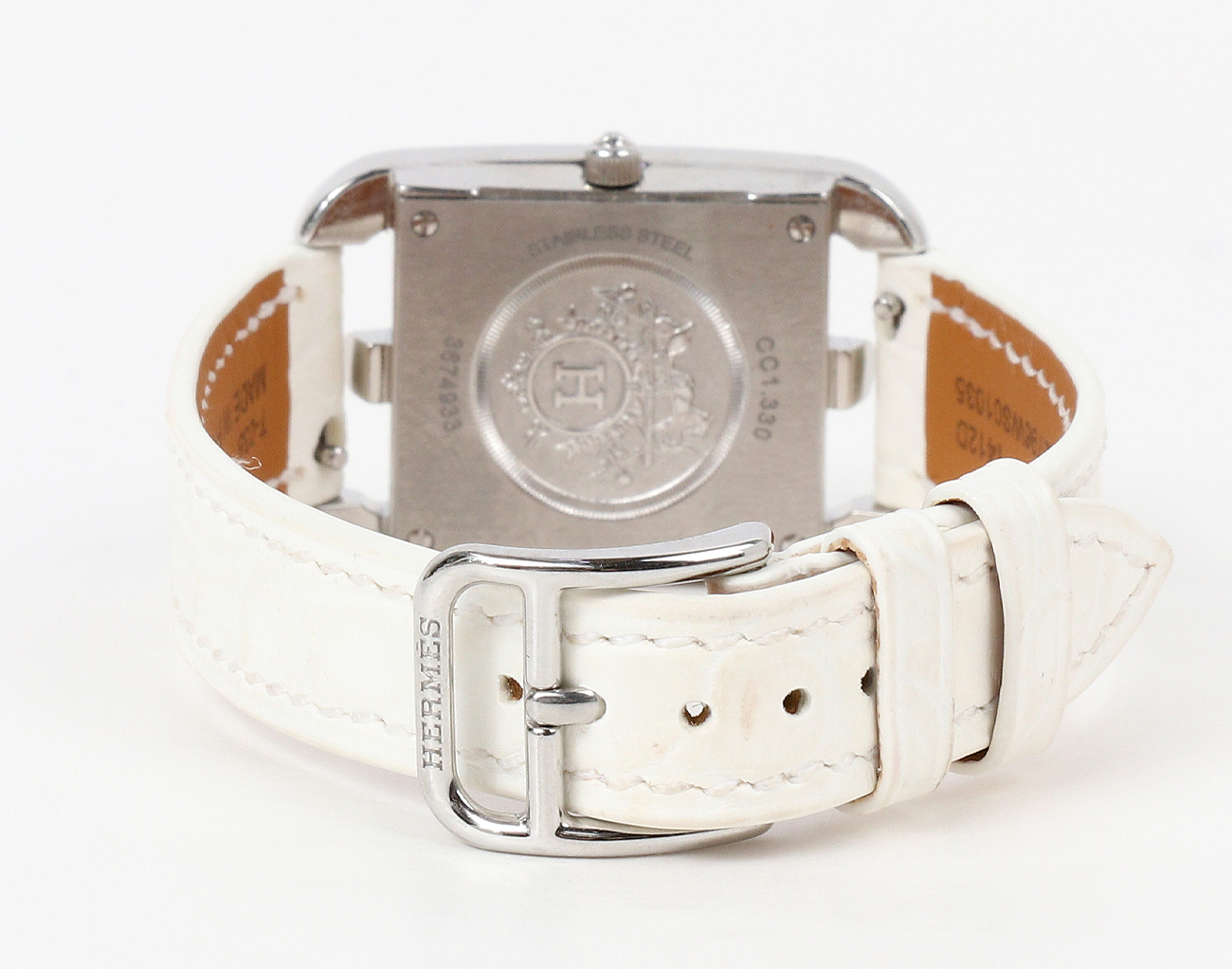 에르메스 케이프 코드 샹달 주얼리 워치 스몰 스틸 다이아몬드