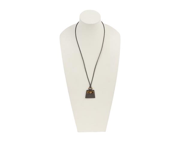 에르메스 몽쁘띠켈리 펜던트 스몰 그리스 에땅 금장