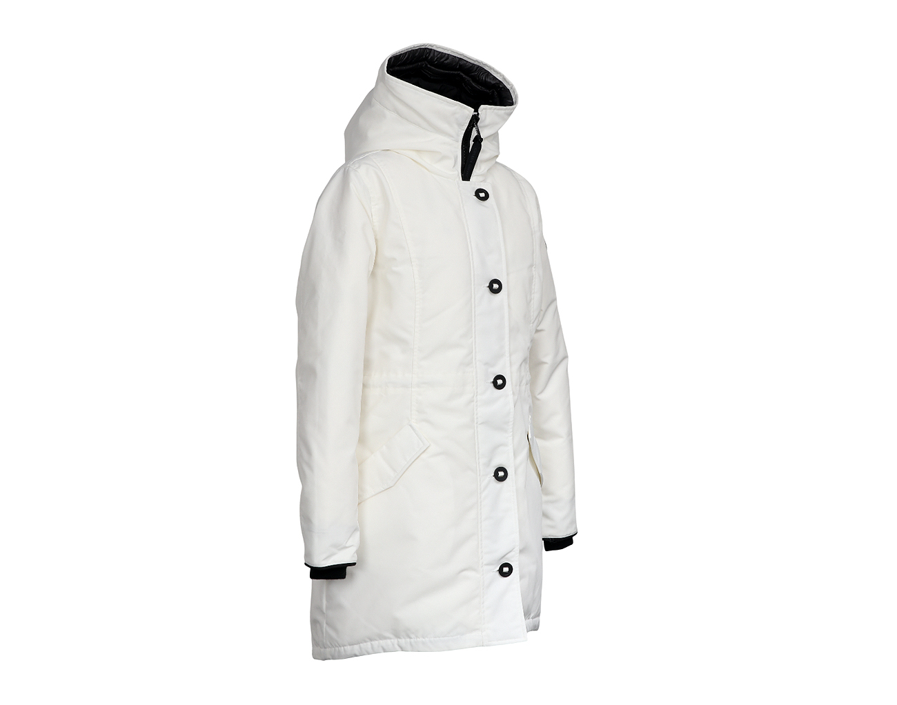 캐나다구스 로스클레어 파카 블랙 라벨 노스 스타 화이트 L