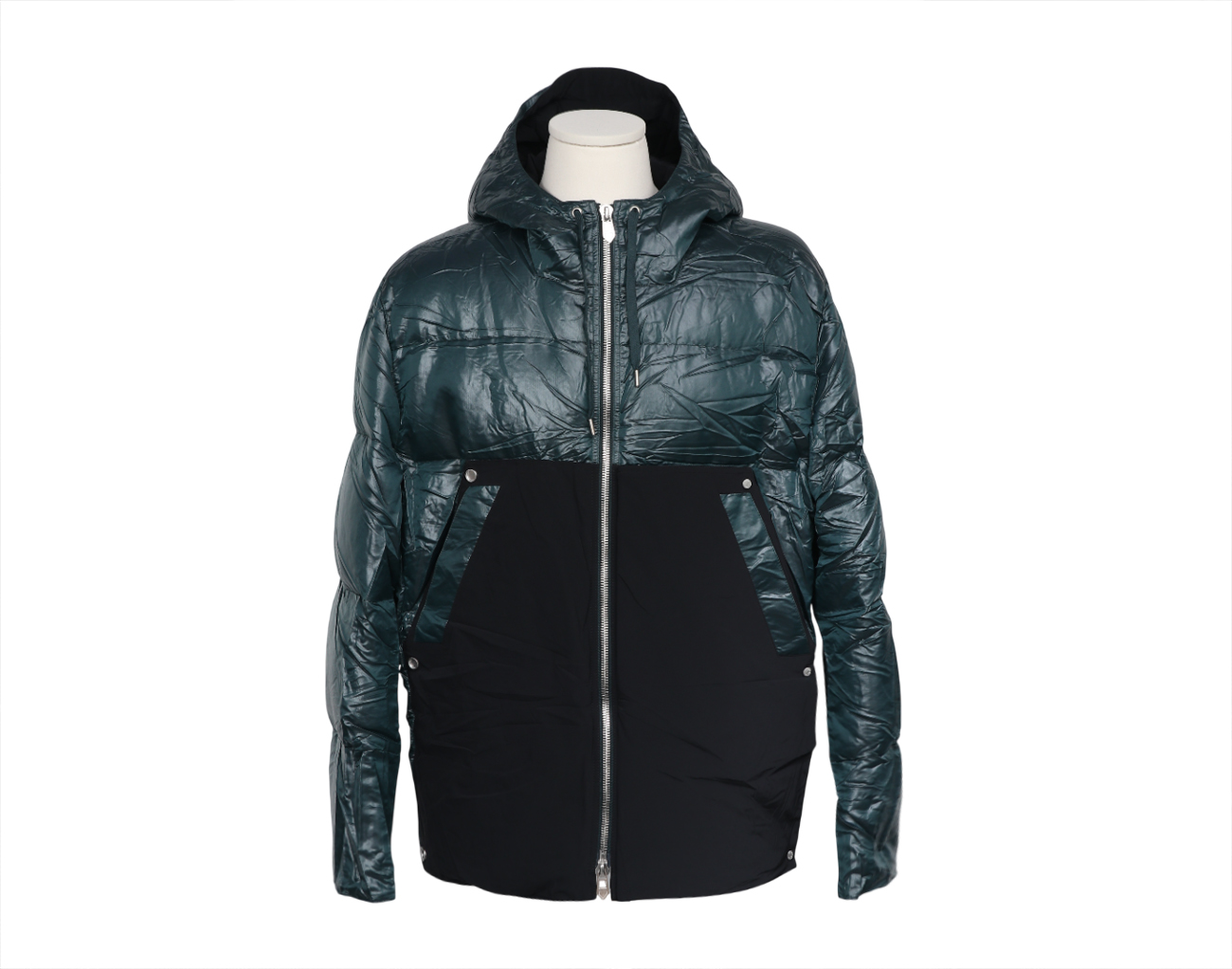 에르메스 더블 주 퀼티드 재킷 페트롤 52